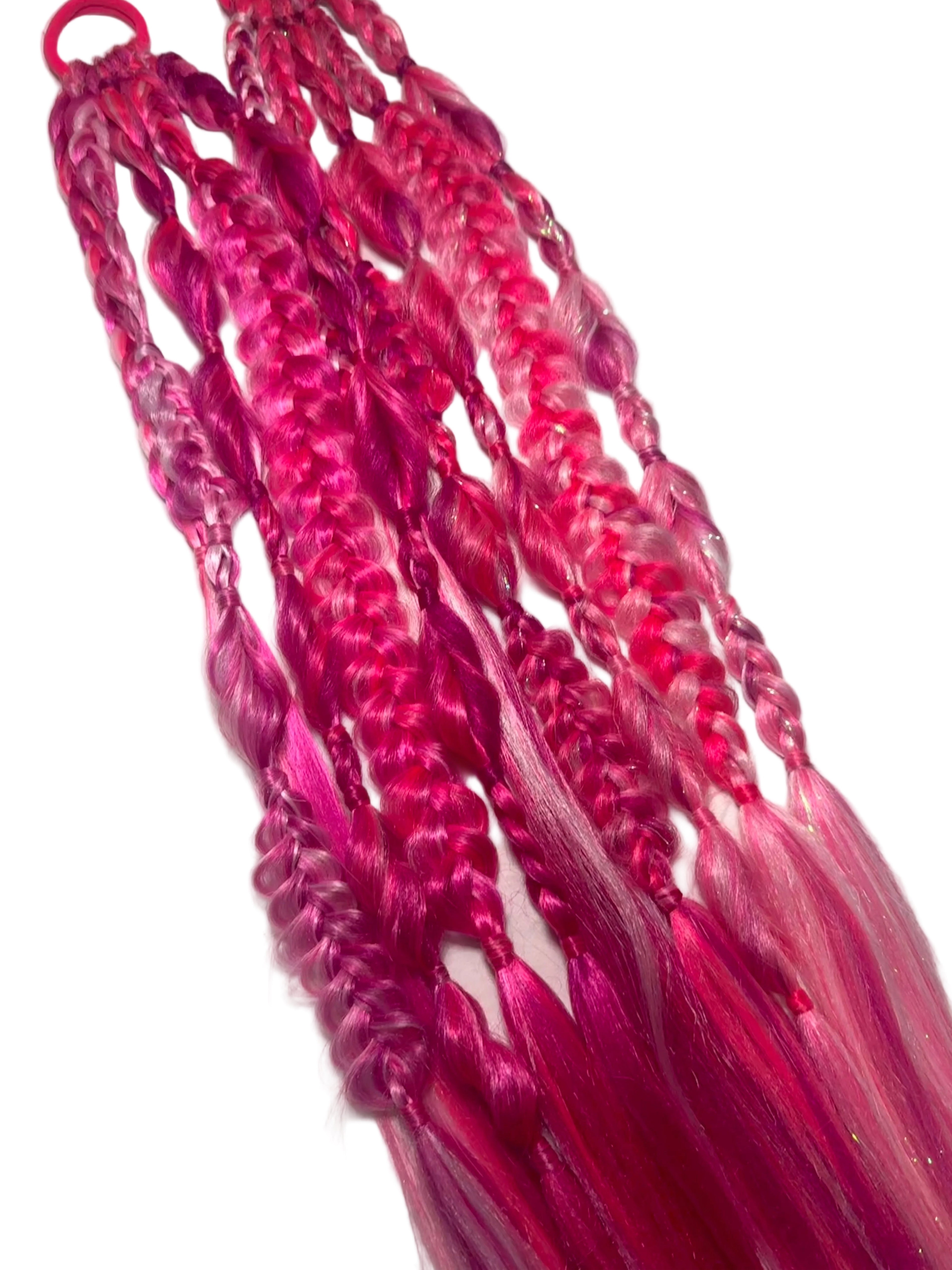 Festival styled mixed braids - Rave braid set