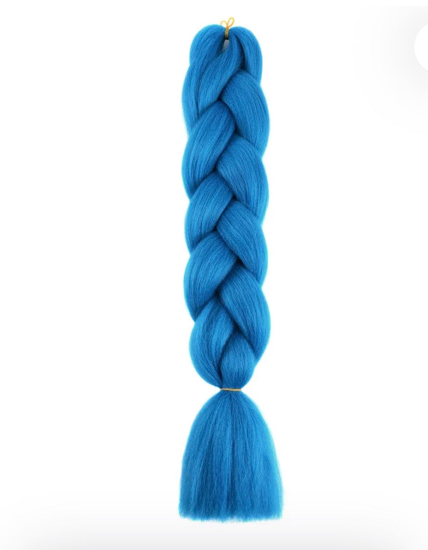 24″ Synthetic Braiding Hair Extensions – 100 g Jumbo Synthetic Braids - Assorted