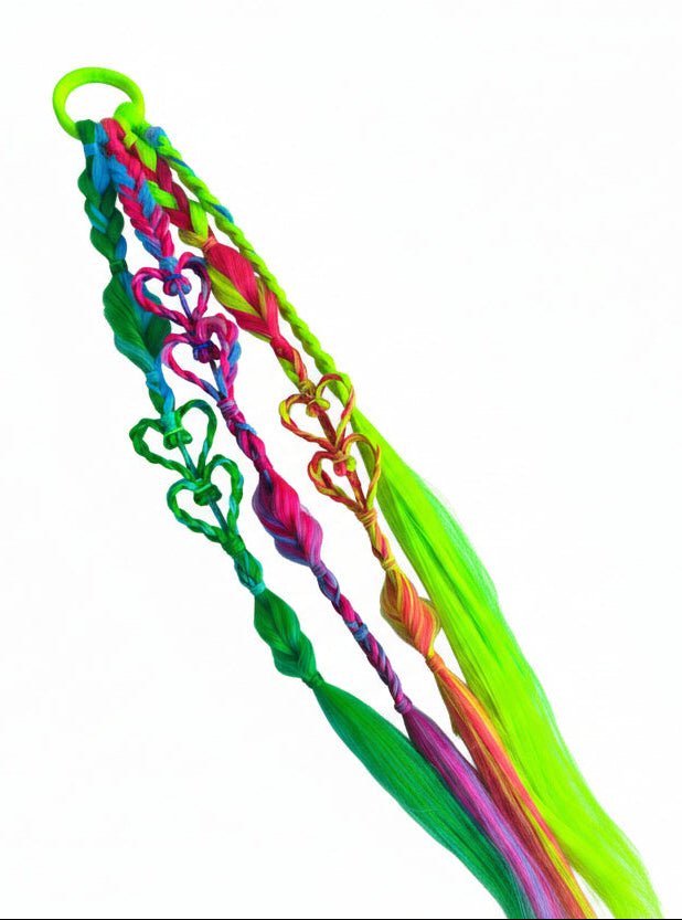 Mixed hearts - Rave braid small