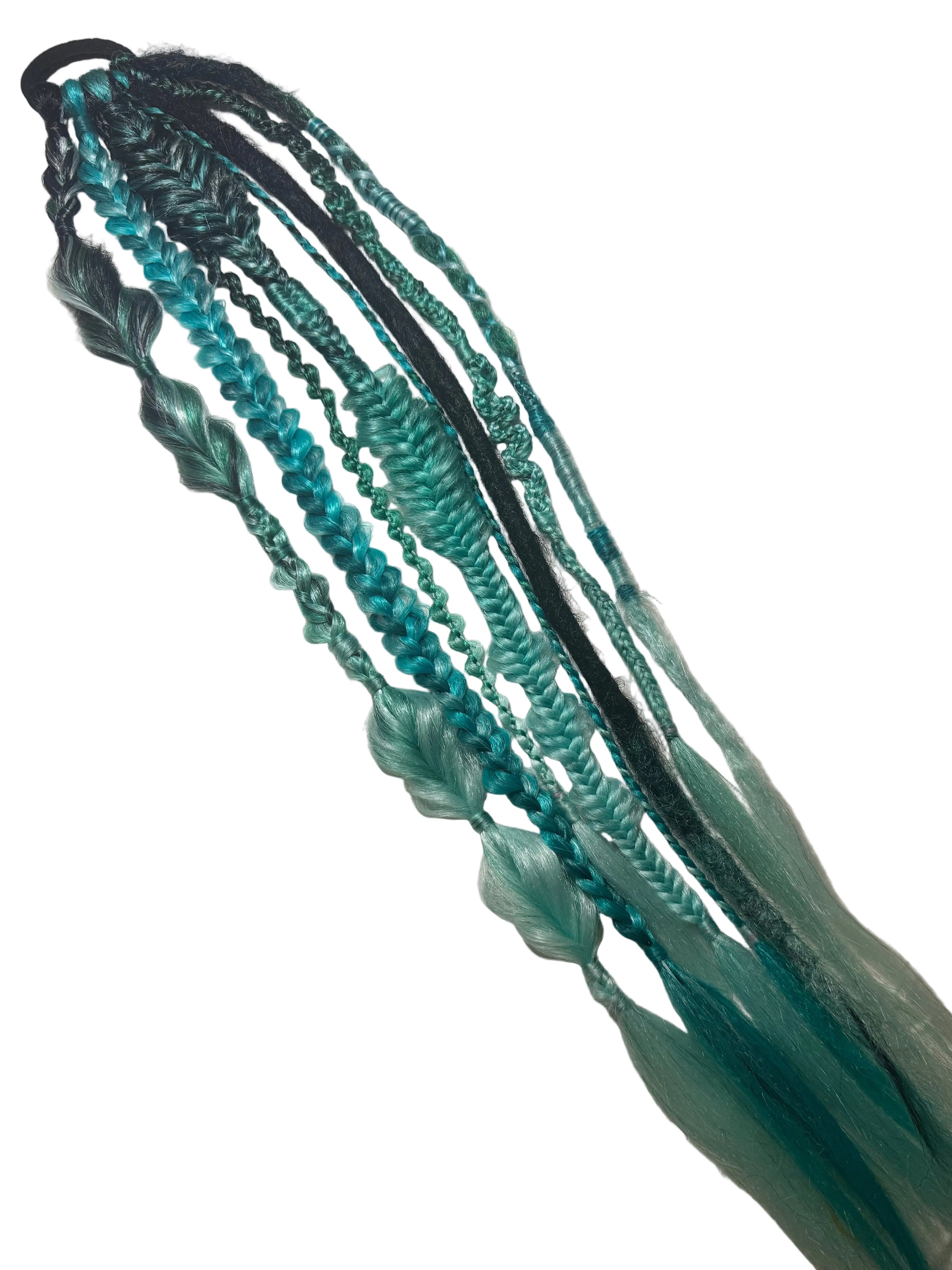 Medusa 🐍 bohemian style ponytail extension