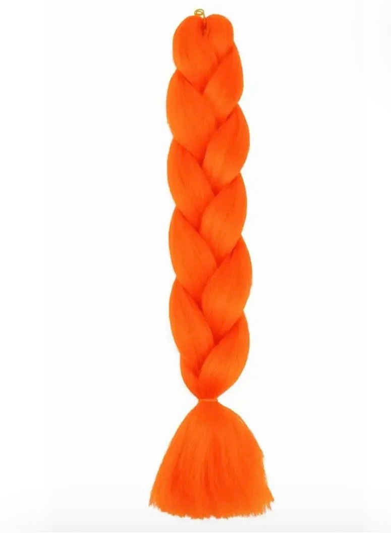 24″ Synthetic Braiding Hair Extensions – 100 g Jumbo Synthetic Braids - Assorted