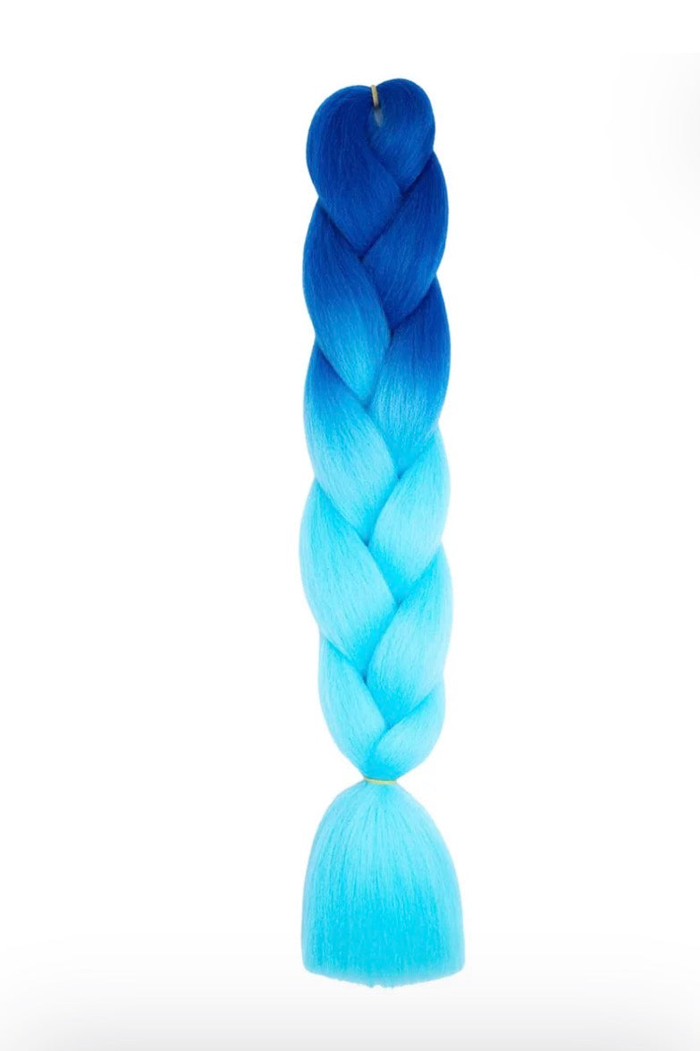 24″ Synthetic Braiding Hair Extensions – 100 g Jumbo Synthetic Braids - ombre 2tone