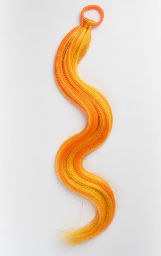Small rave-tale Synthetic Ponytail extension - Custom colurs