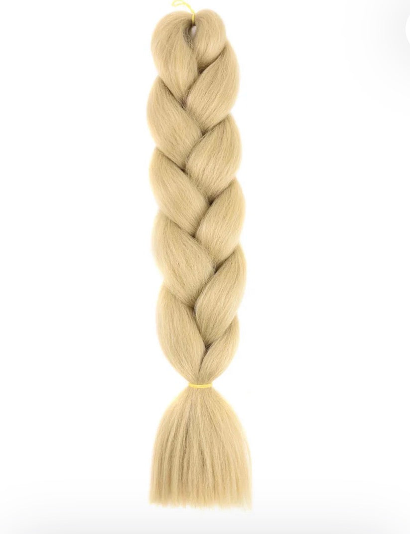 24″ Synthetic Braiding Hair Extensions – 100 g Jumbo Synthetic Braids - Assorted