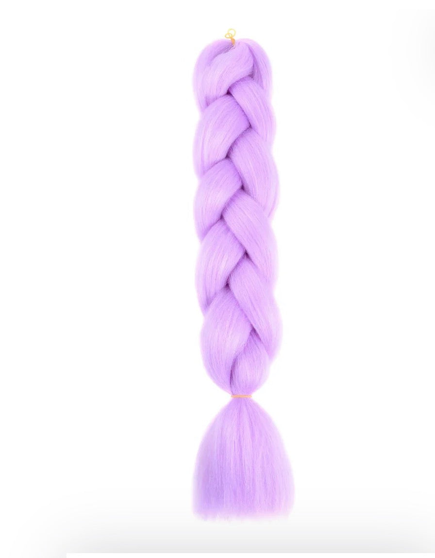 24″ Synthetic Braiding Hair Extensions – 100 g Jumbo Synthetic Braids - Assorted