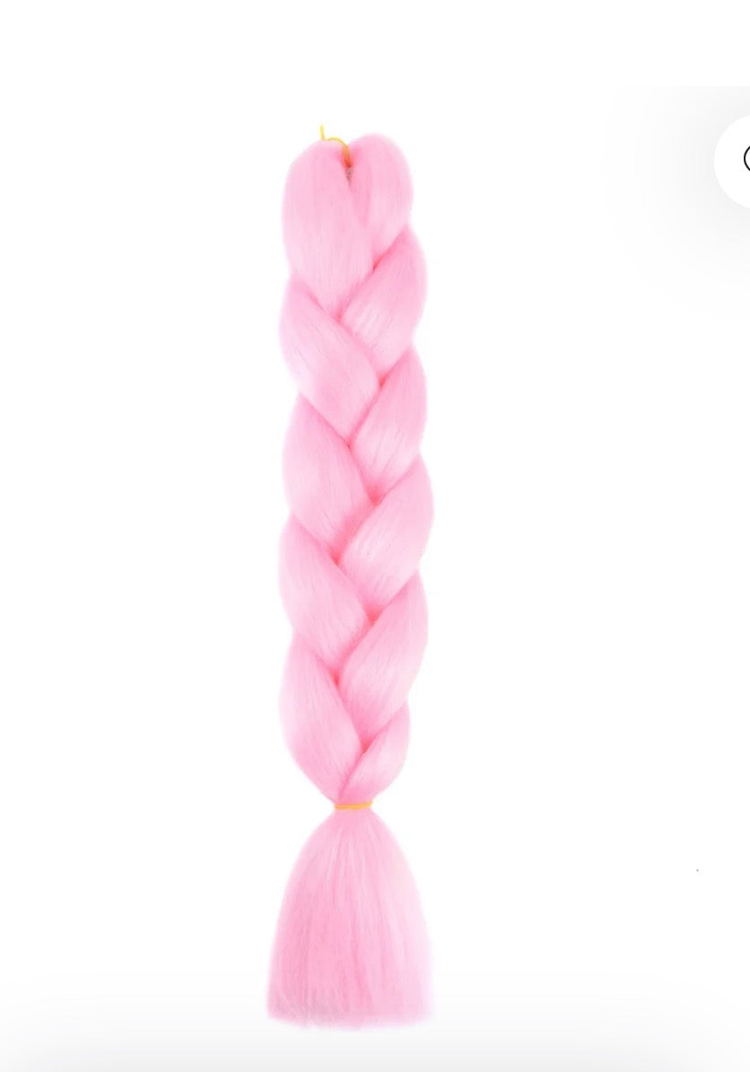 24″ Synthetic Braiding Hair Extensions – 100 g Jumbo Synthetic Braids - Assorted