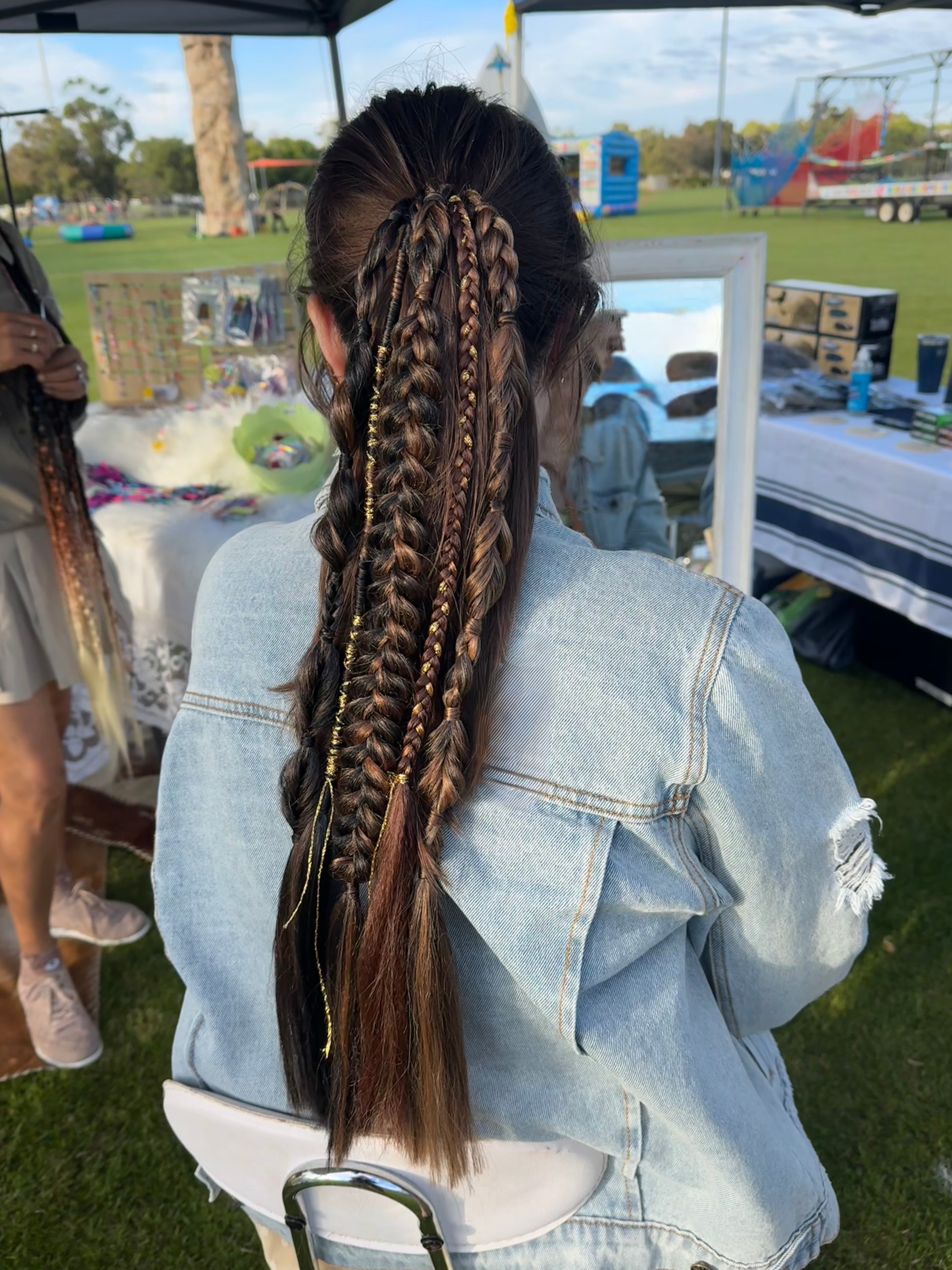 Fairy-tail Festival styled ponytail extension - brown 🧚