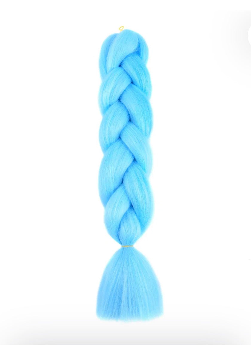 24″ Synthetic Braiding Hair Extensions – 100 g Jumbo Synthetic Braids - Assorted