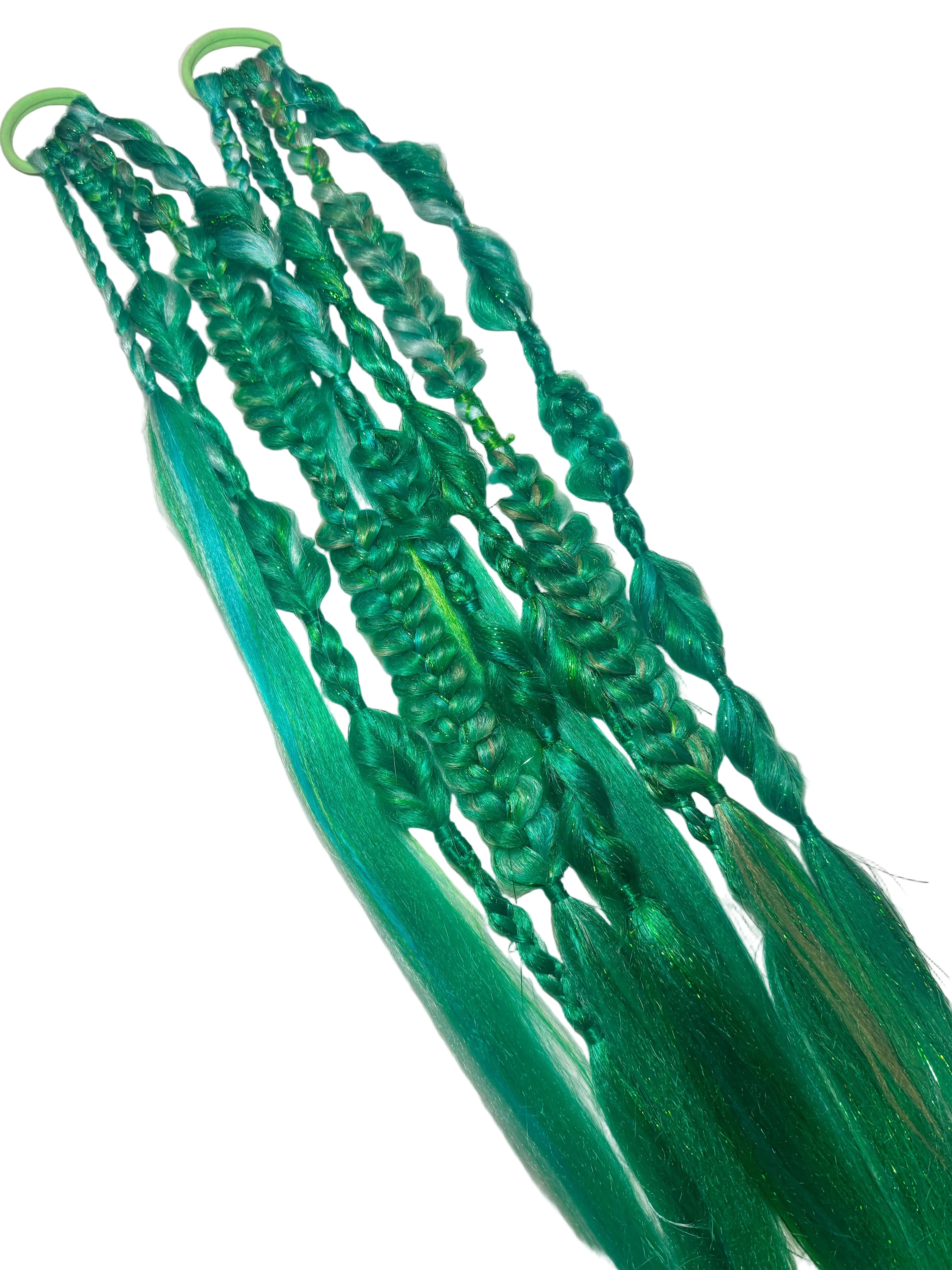 Festival styled mixed braids - Rave braid set