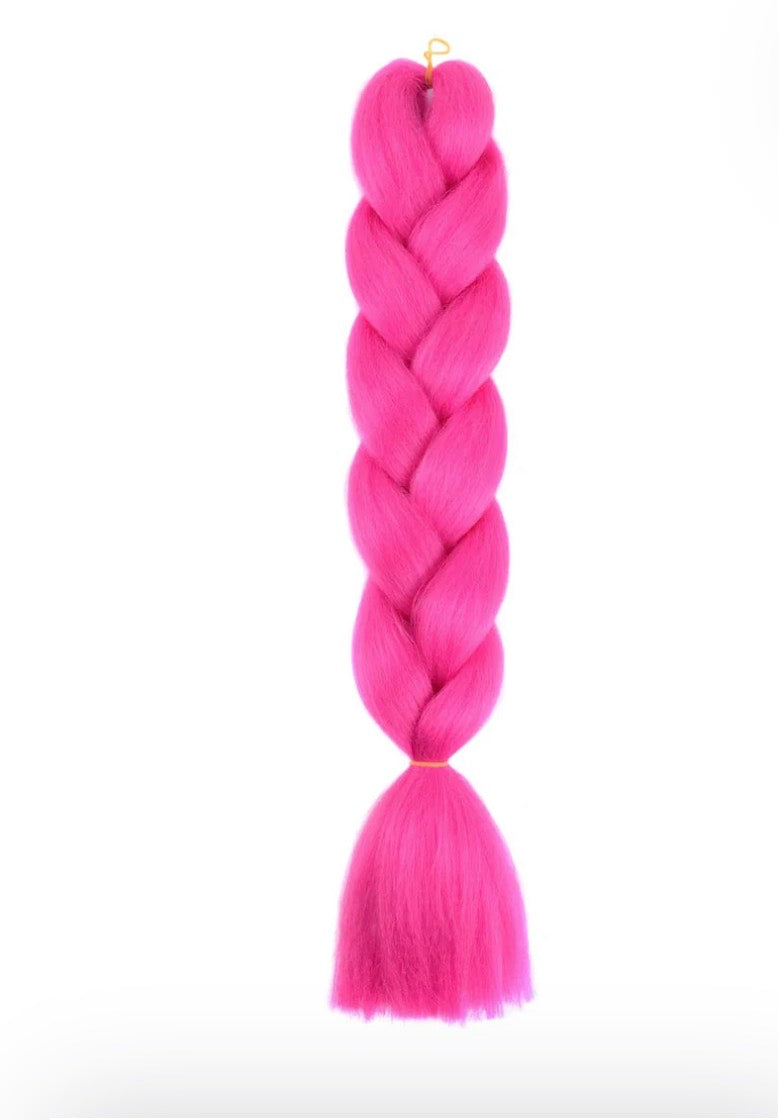 24″ Synthetic Braiding Hair Extensions – 100 g Jumbo Synthetic Braids - Assorted
