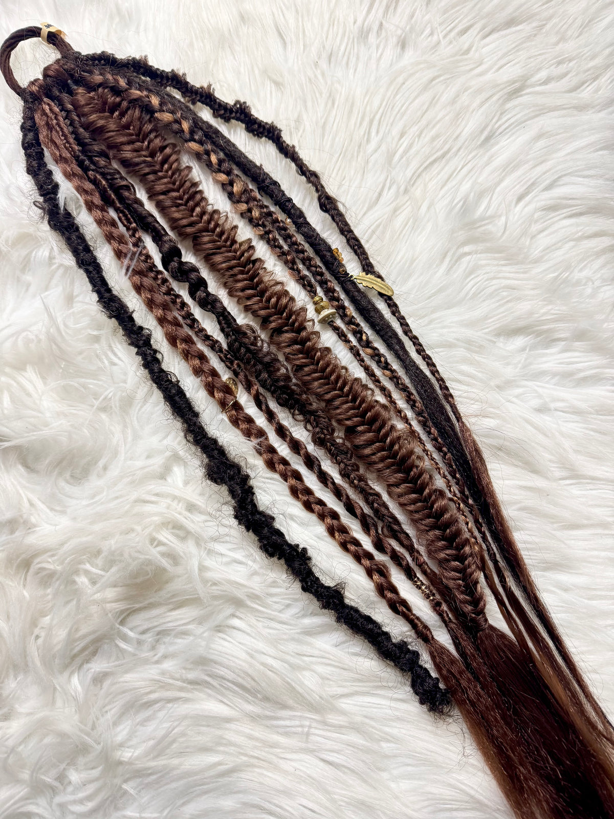 Bohemian Braided Ponytail Extension