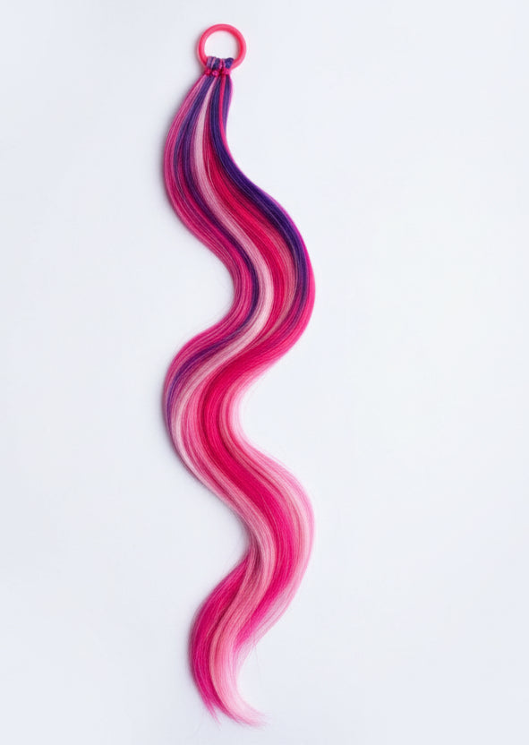 Small rave-tale Synthetic Ponytail extension - Custom colurs