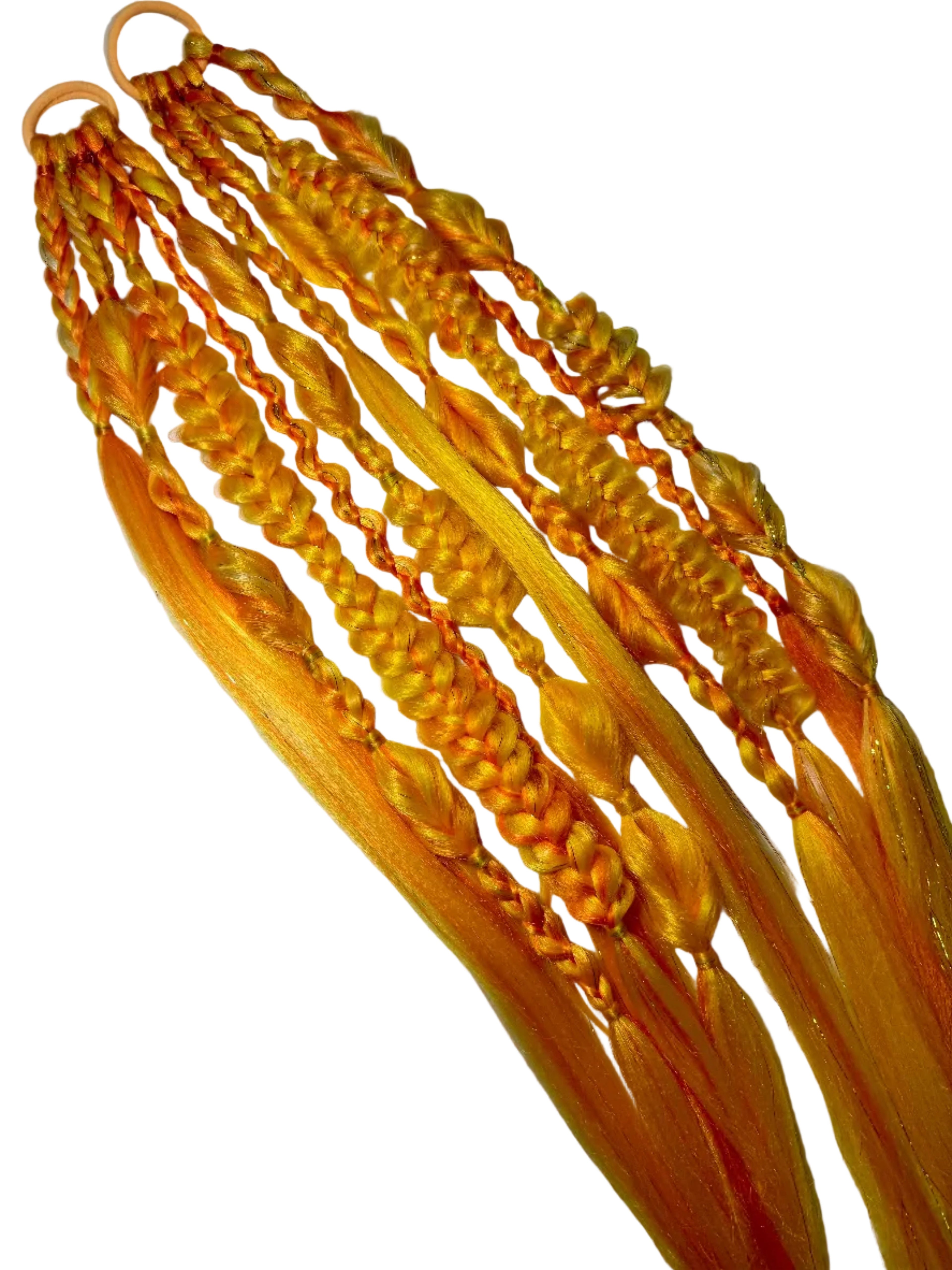 Festival styled mixed braids - Rave braid set