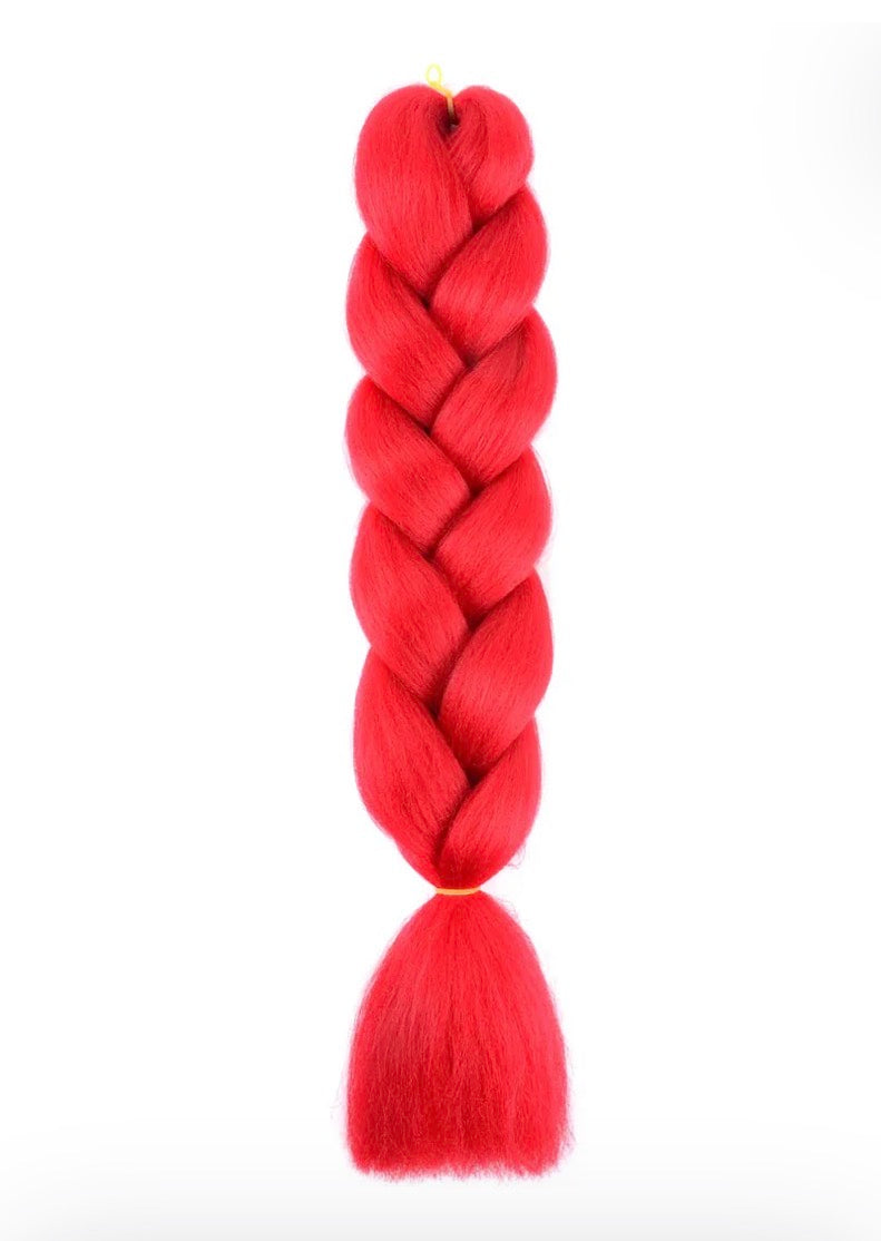 24″ Synthetic Braiding Hair Extensions – 100 g Jumbo Synthetic Braids - Assorted