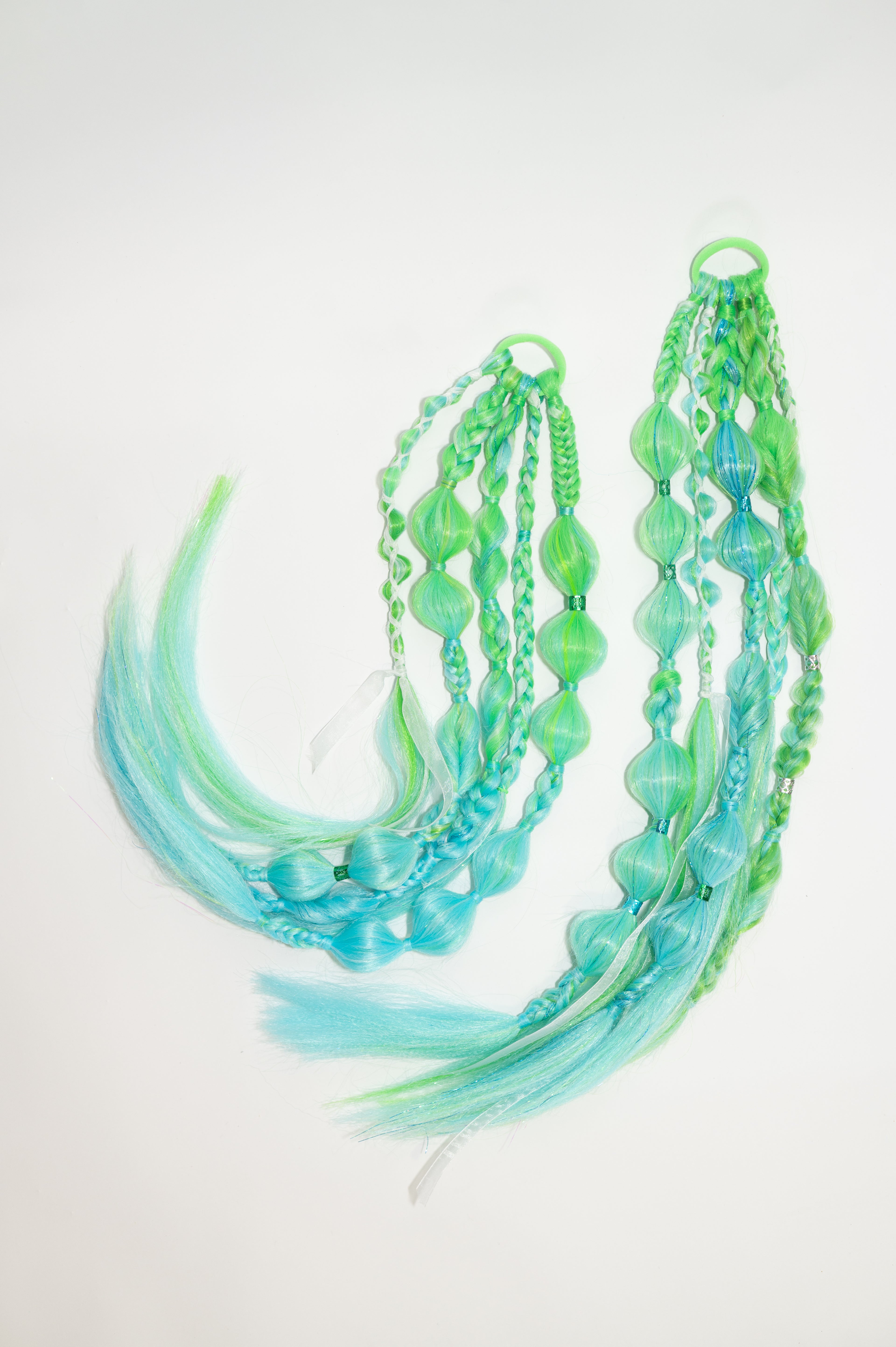 Festival mixed Bubble & Braids ponytail extension 🔥✨ Earth Angel