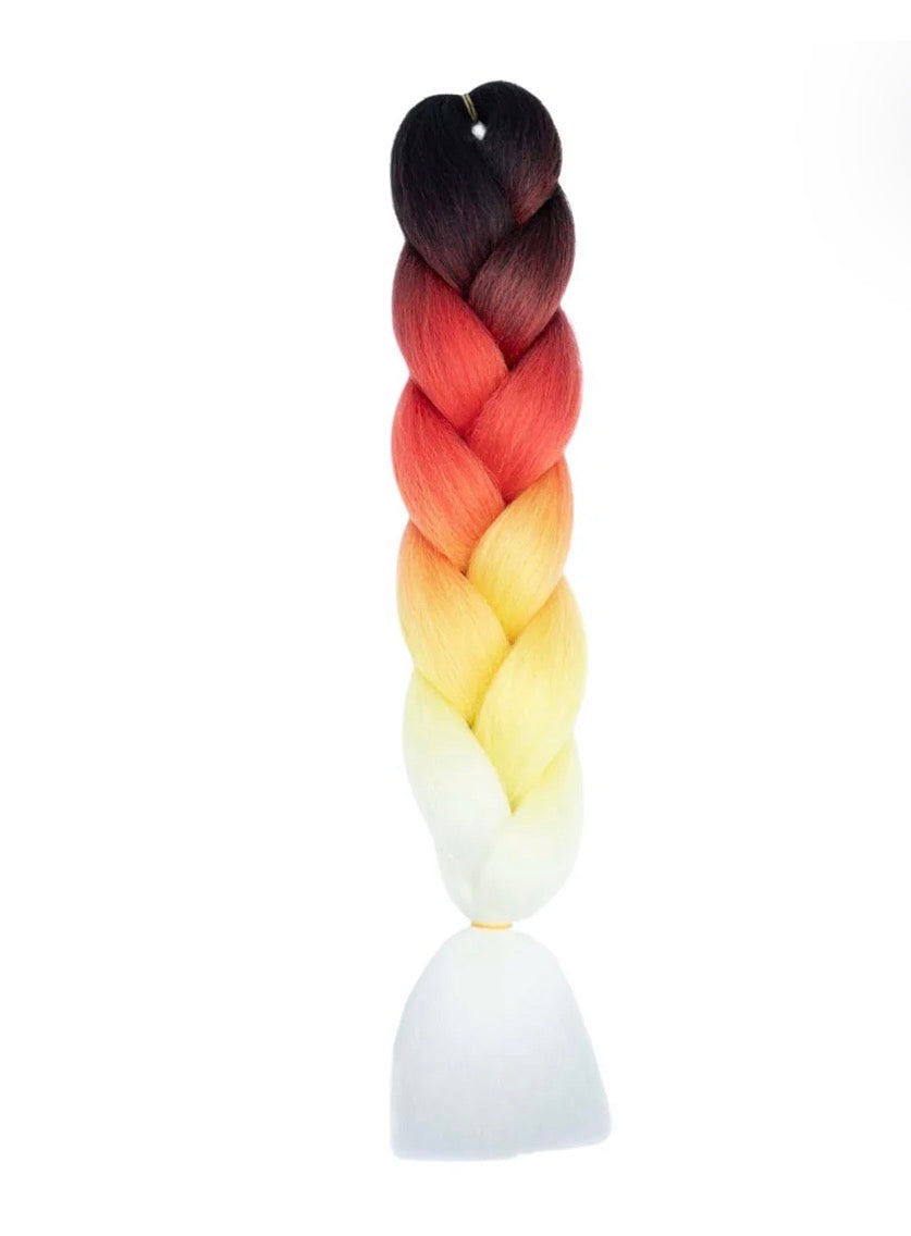 Synthetic Braiding Hair 100g - Assorted