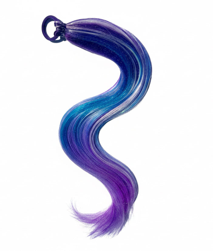 Small rave-tale Synthetic Ponytail extension - Custom colurs
