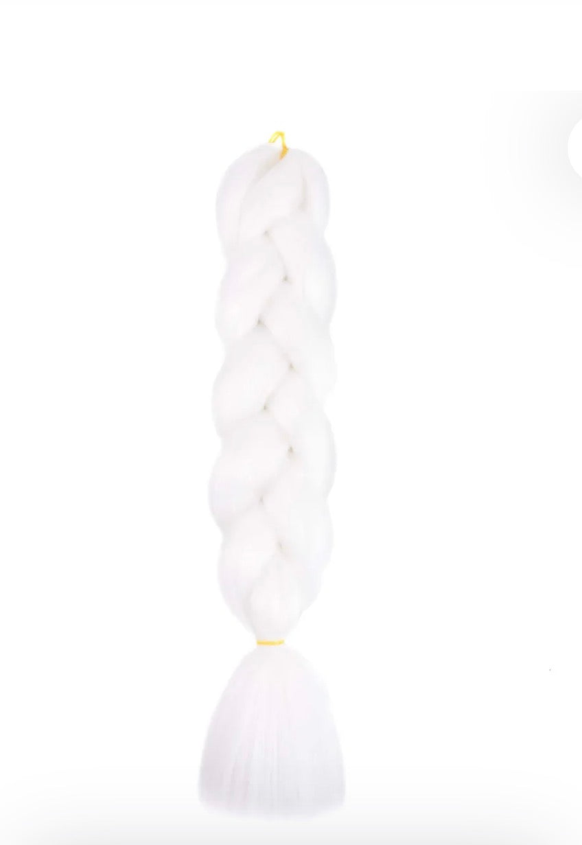24″ Synthetic Braiding Hair Extensions – 100 g Jumbo Synthetic Braids - Assorted