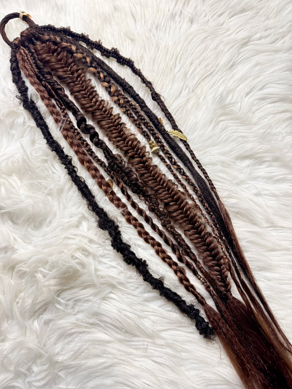 Bohemian Braided Ponytail Extension