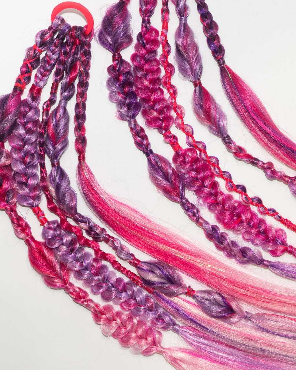 Festival styled mixed braids - princess