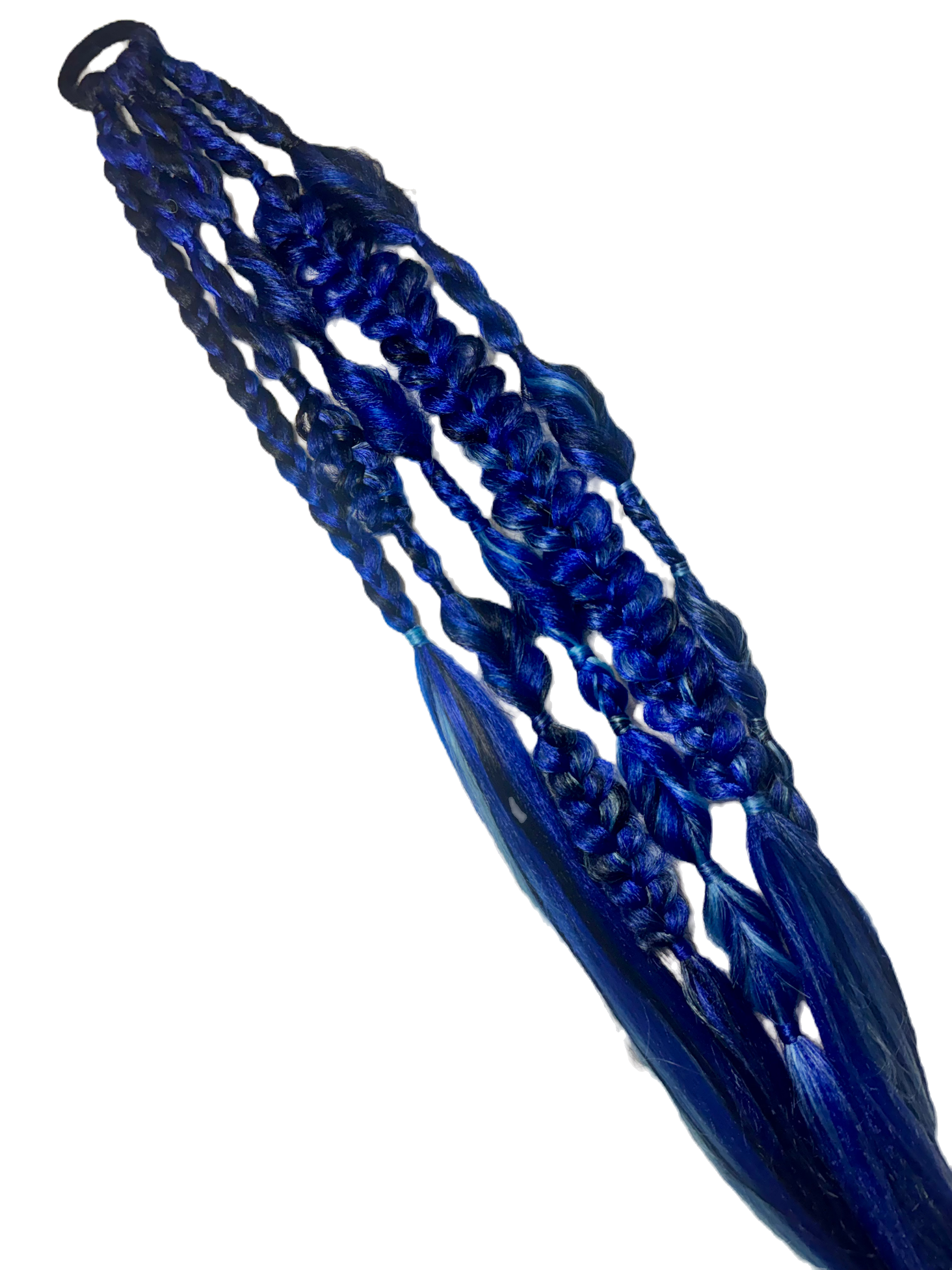 Midnight mixed braids- Single rave braid image 0