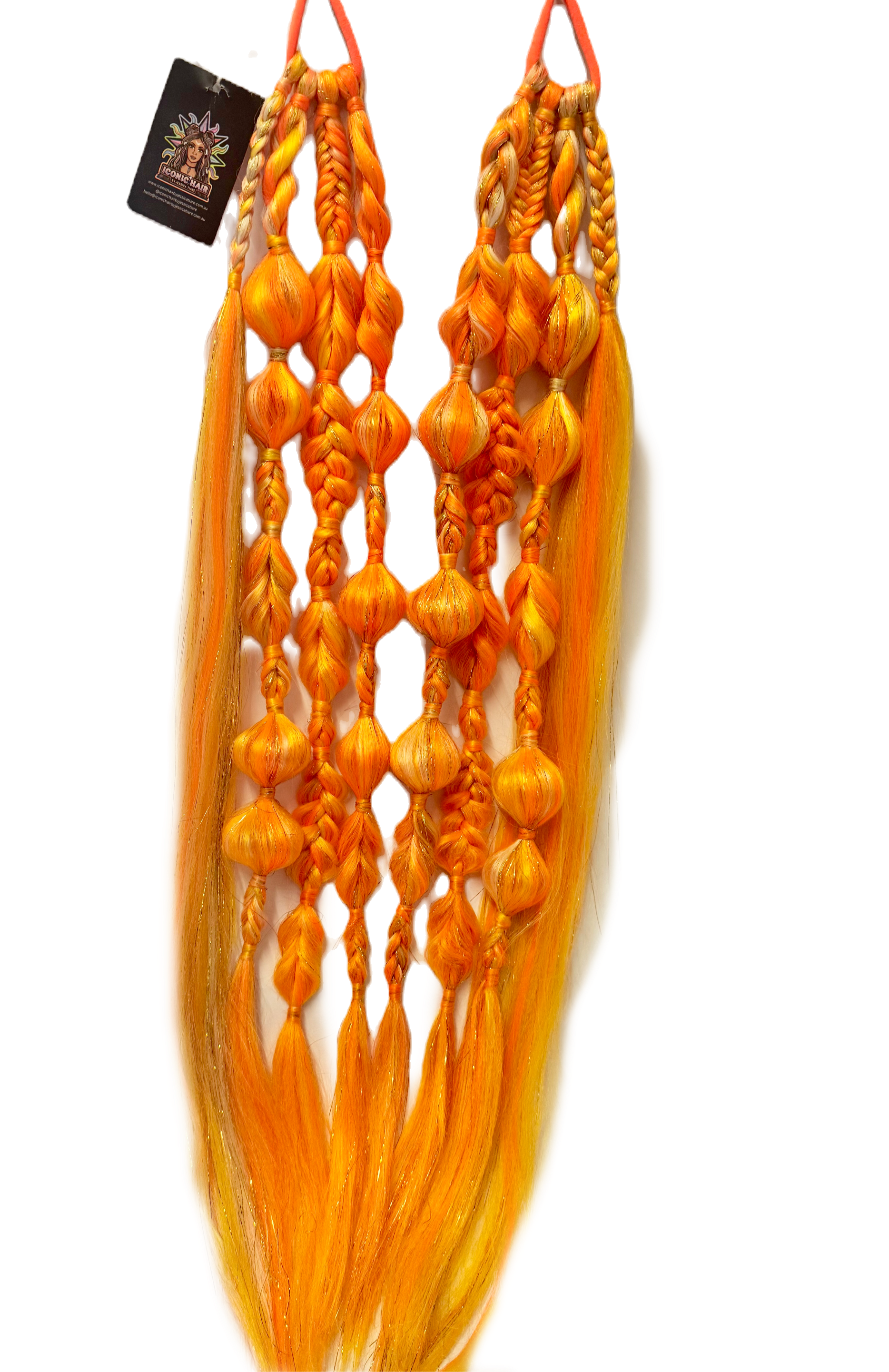 Mixed Bubble + Braid rave braid - Set image 8