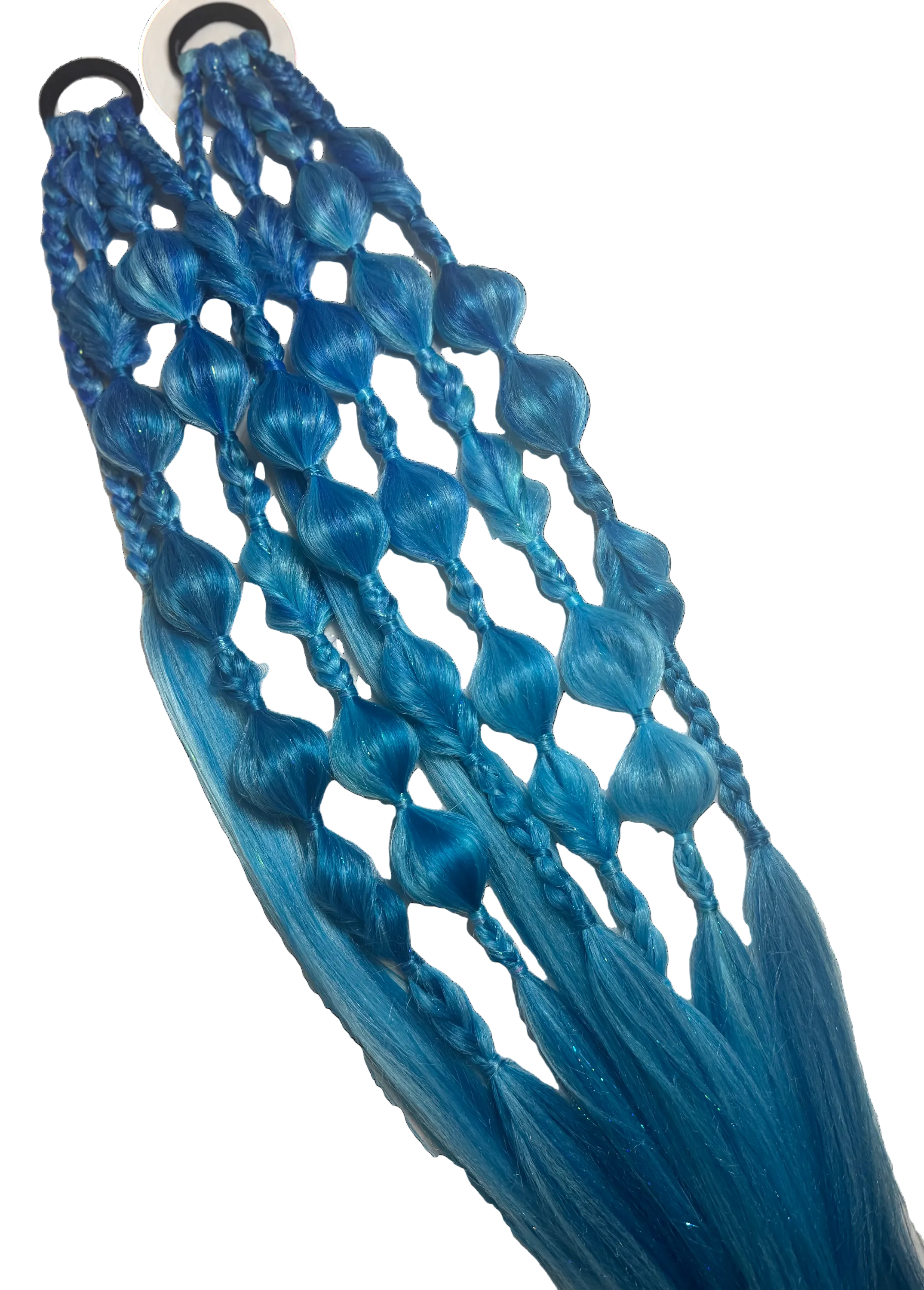Mixed Bubble + Braid rave braid - Set image 3
